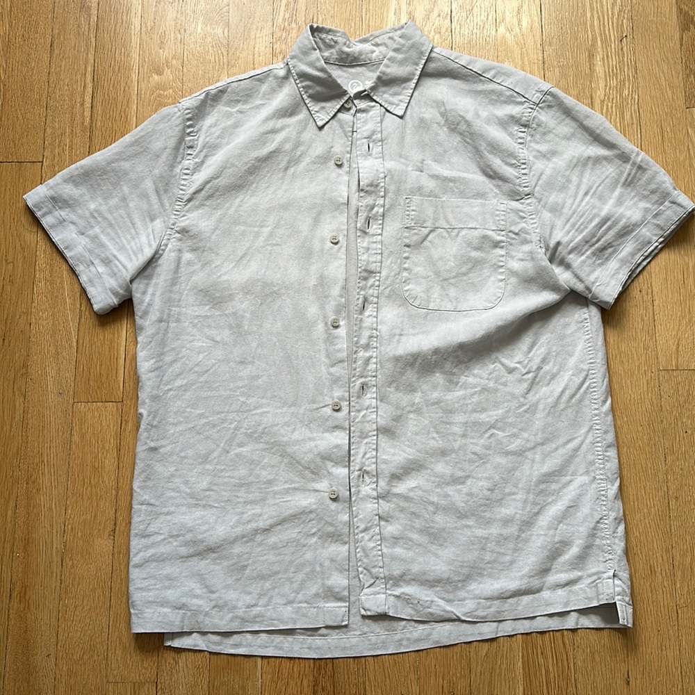 Outlier ramie short sleeve shirt